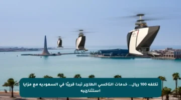 تكلفة 100 ريال.. خدمات التاكسي الطائر تبدأ قريبًا في السعودية مع مزايا استثنائية